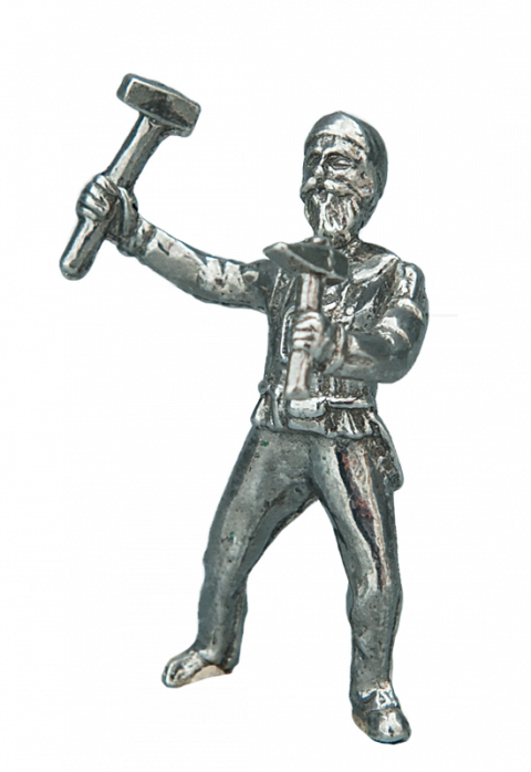 Erzsucher stehend mit S/E