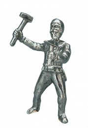 Erzsucher stehend mit S/E