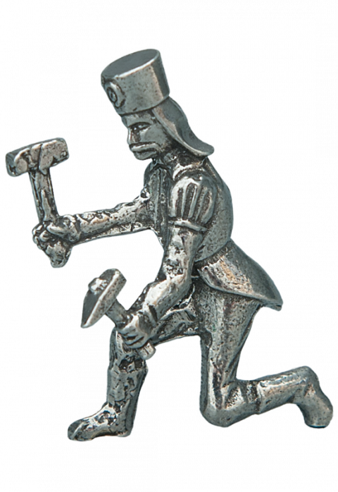 Erzsucher kniend mit S/E